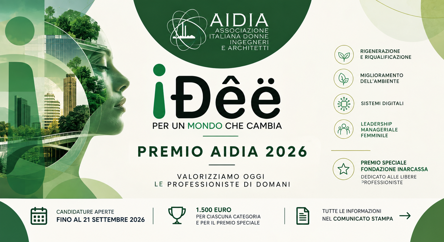 Premio AIDIA 2026, candidature aperte fino al 21 settembre