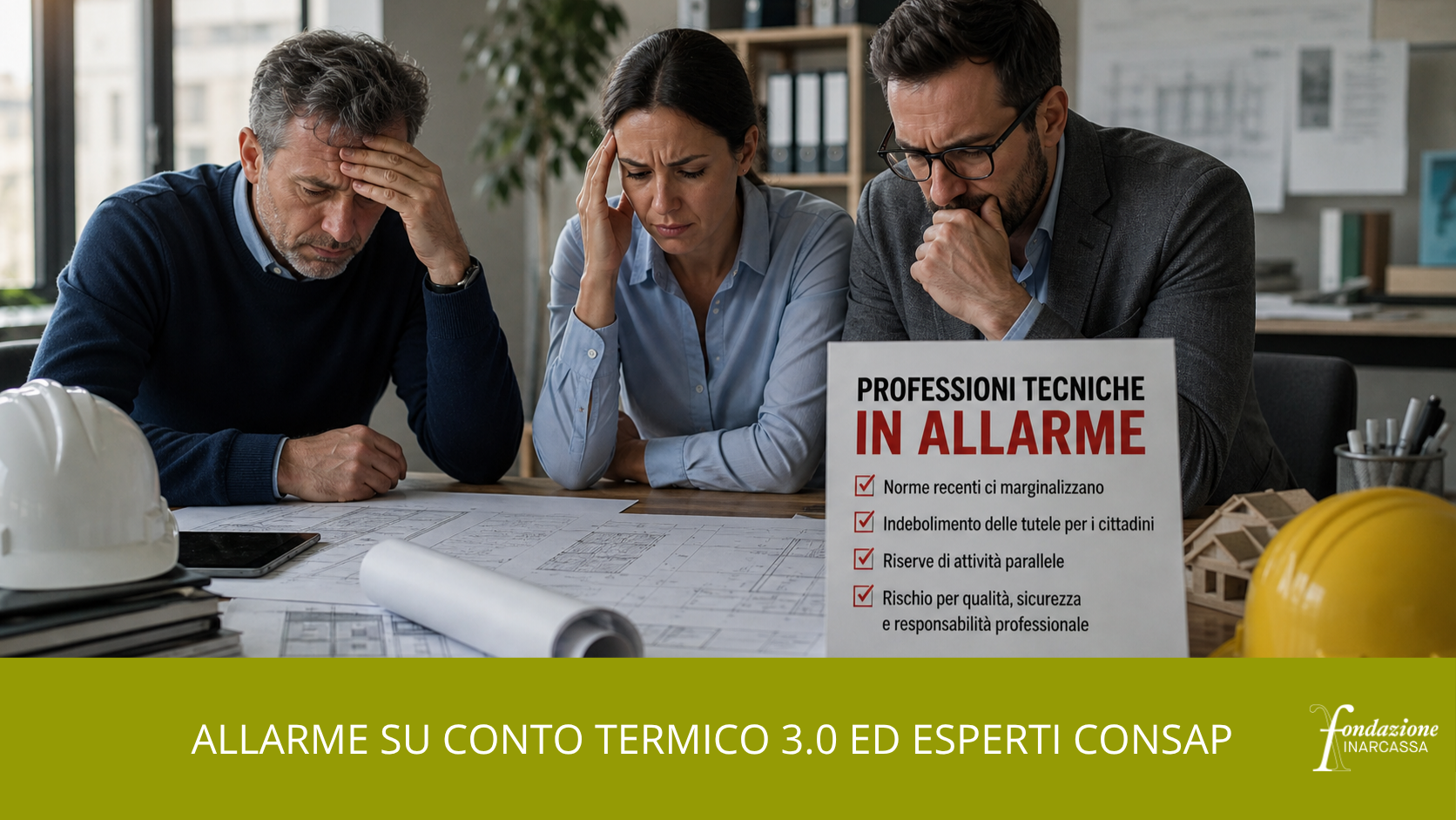 Professioni tecniche in allarme: "Norme recenti ci marginalizzano e indeboliscono le tutele per i cittadini"