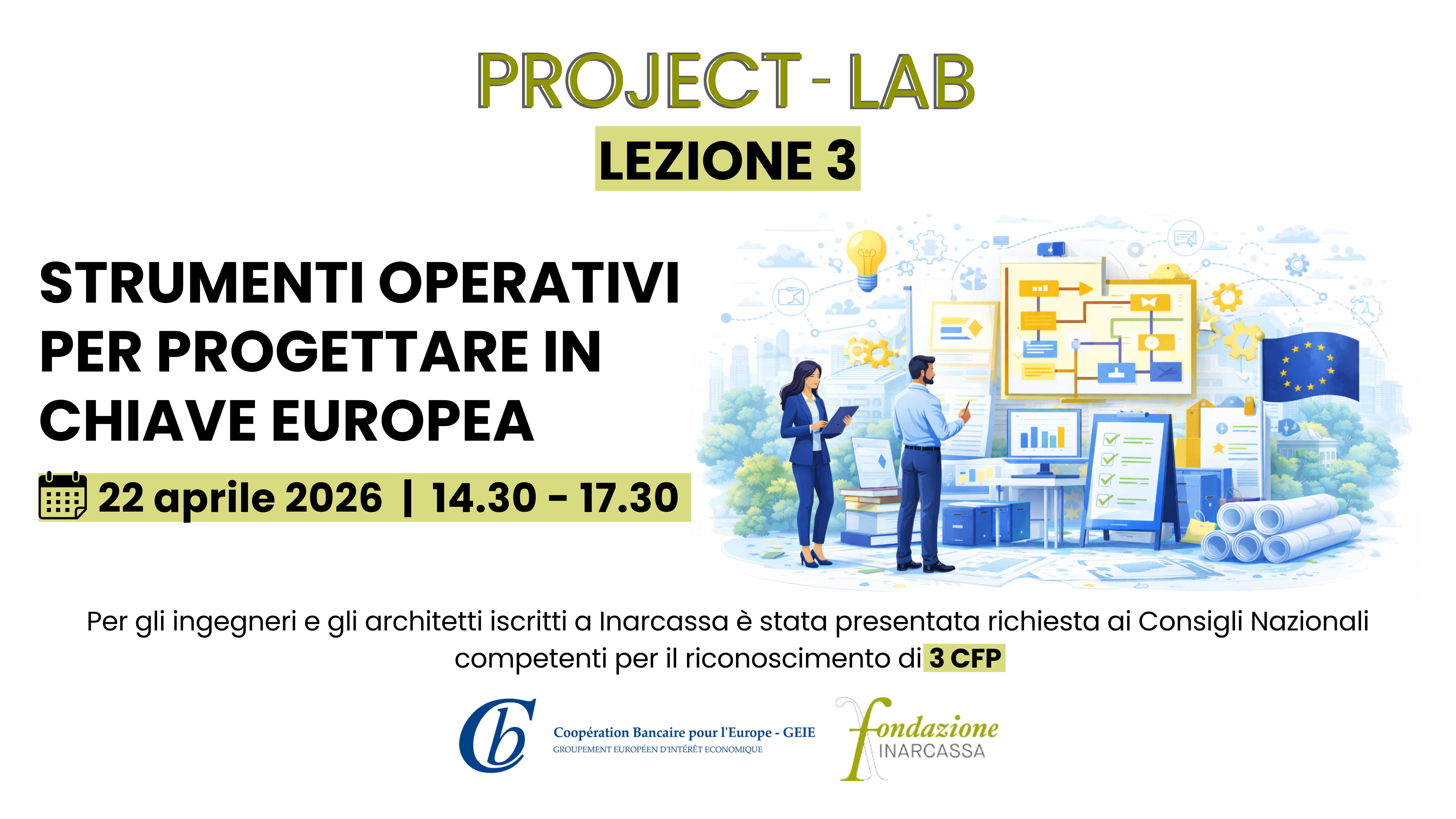Project Lab – Lezione 3: Strumenti operativi per progettare in chiave europea
