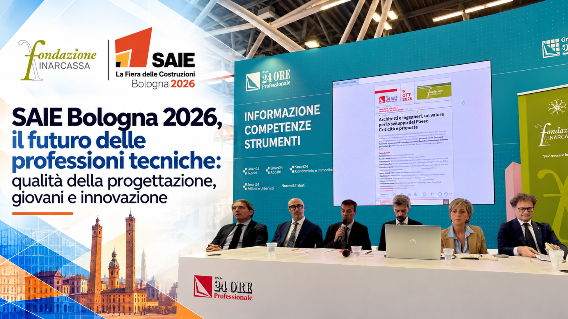 SAIE Bologna 2026, il futuro delle professioni tecniche: qualità della progettazione, giovani e competitività