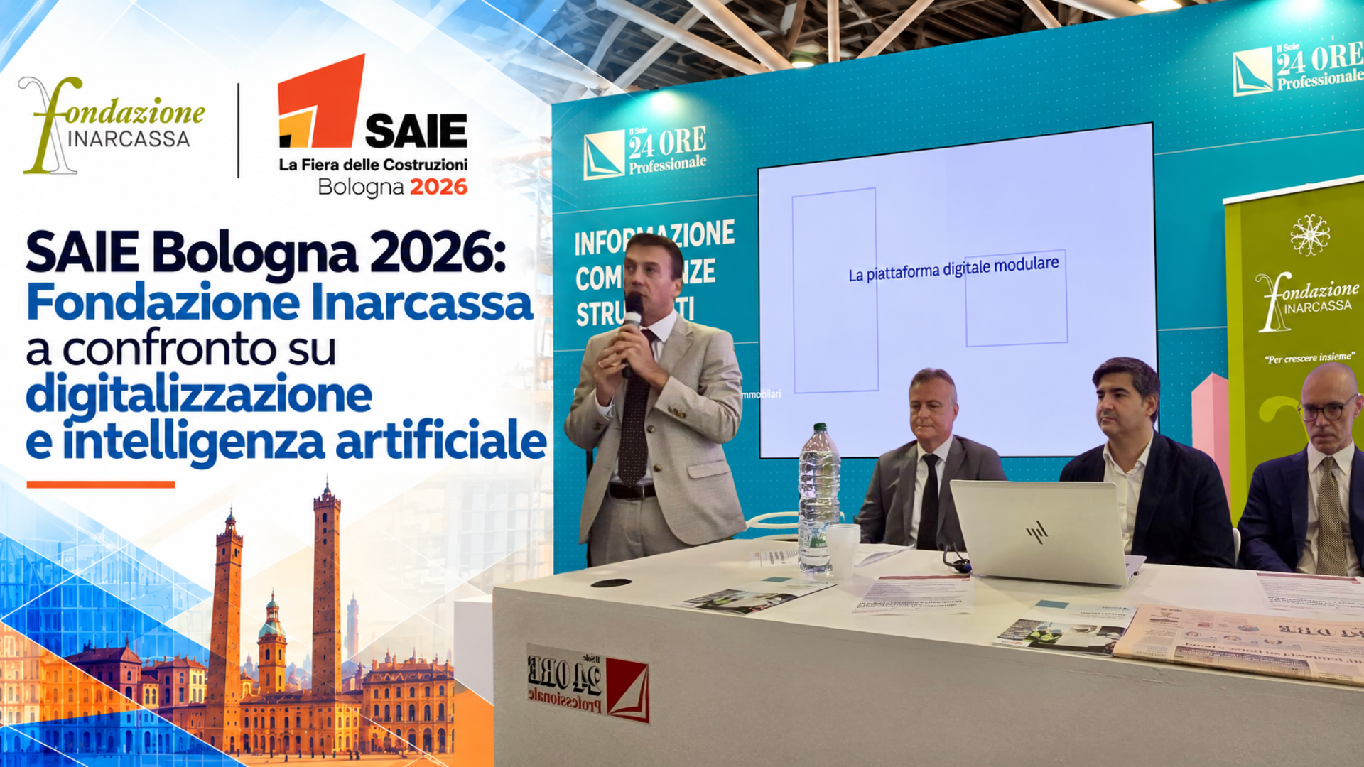 SAIE Bologna 2026: Fondazione Inarcassa a confronto su digitalizzazione e intelligenza artificiale