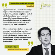 Correttivo al Codice dei Contratti: audizioni