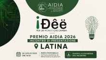 Premio AIDIA "Idee per un mondo che cambia": a Latina un incontro dedicato alla seconda edizione del Premio