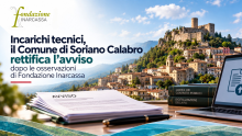Incarichi tecnici, il Comune di Soriano Calabro rettifica l’avviso dopo le osservazioni di Fondazione Inarcassa