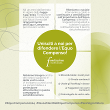 Equo compenso, è partita la Call to action